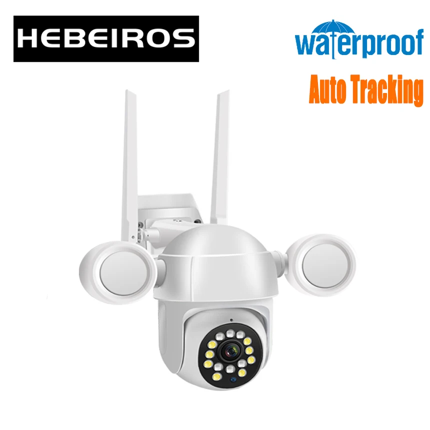 Умный водонепроницаемый наружный прожектор Hebeiros 1080P с автоматическим отслеживанием движения IP66, 2 Мп, IP-камера видеонаблюдения PTZ, Wi-Fi, двухс...
Умный водонепроницаемый наружный прожектор Hebeiros 1080P с автоматическим отслеживанием движения IP66, 2 Мп, IP-камера видеонаблюдения PTZ, Wi-Fi, двухс...