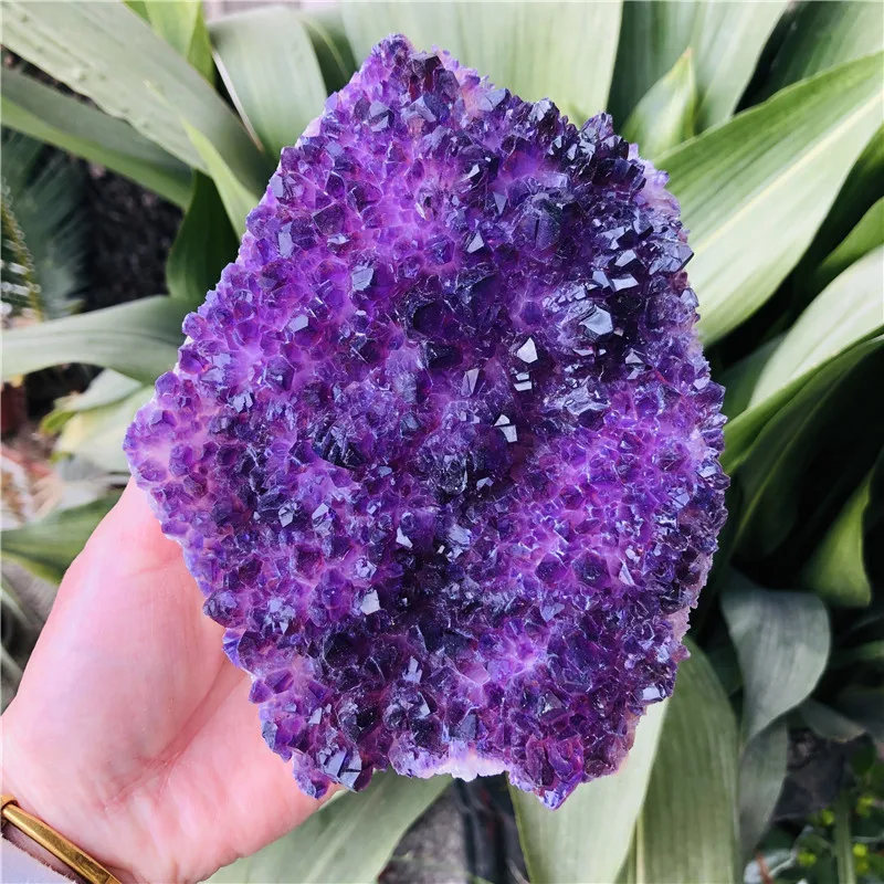 100% Natural Madagascar natural purple crystal flower - like crystal cluster quartz crystal raw stone gem
100% Natural Madagascar natural purple crystal flower - like crystal cluster quartz crystal raw stone gem