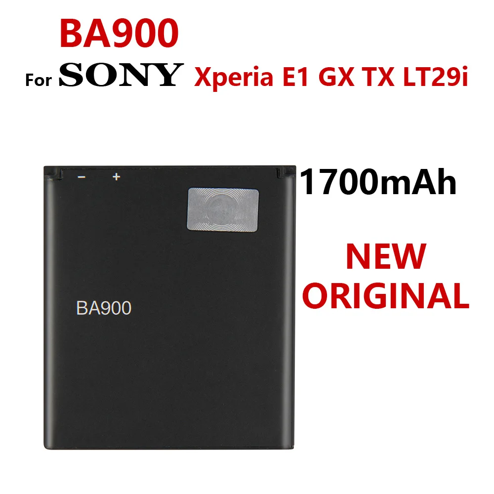 100% Genuine 1700mAh BA900 Battery For SONY Xperia E1 GX TX LT29i SO-04D S36H ST26I C1904 C2105 High Quality Batteria Batteries
100% Genuine 1700mAh BA900 Battery For SONY Xperia E1 GX TX LT29i SO-04D S36H ST26I C1904 C2105 High Quality Batteria Batteries