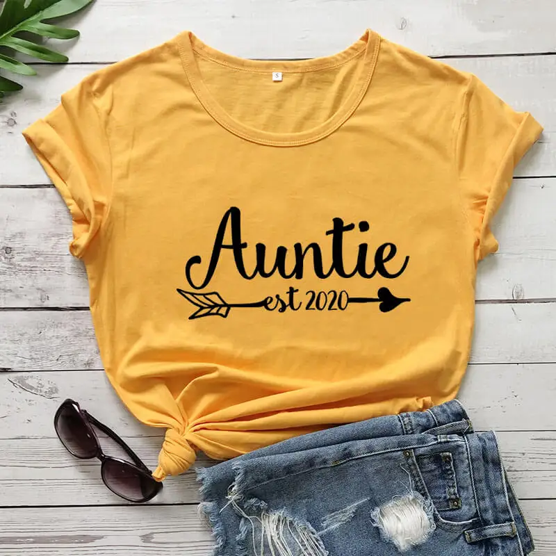 Auntie Est 2020 New Fashion Graphic Women Tshirt Harajuku 100% Cotton O Neck Female Clothing Short Sleeve Tees Plus Size Shirts
Auntie Est 2020 New Fashion Graphic Women Tshirt Harajuku 100% Cotton O Neck Female Clothing Short Sleeve Tees Plus Size Shirts