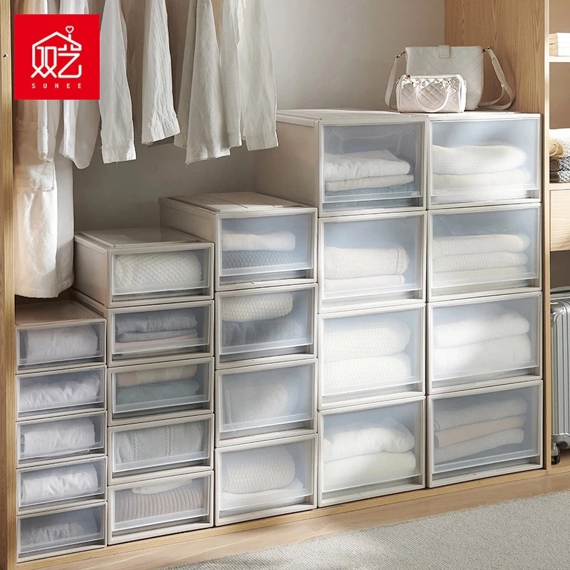 Large Plastic Storage Box Drawer Type Wardrobe Underwear Storage Box Household Storage Box Storage Cabinet Storage Box
Large Plastic Storage Box Drawer Type Wardrobe Underwear Storage Box Household Storage Box Storage Cabinet Storage Box