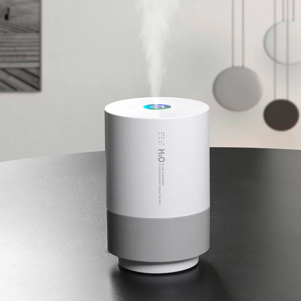 Wireless Air Humidifier Diffuser Desktop Night Light Mist Maker Rechargeable 800mAh Battery 320ML Capacity Fogger Water Sprayer
Wireless Air Humidifier Diffuser Desktop Night Light Mist Maker Rechargeable 800mAh Battery 320ML Capacity Fogger Water Sprayer