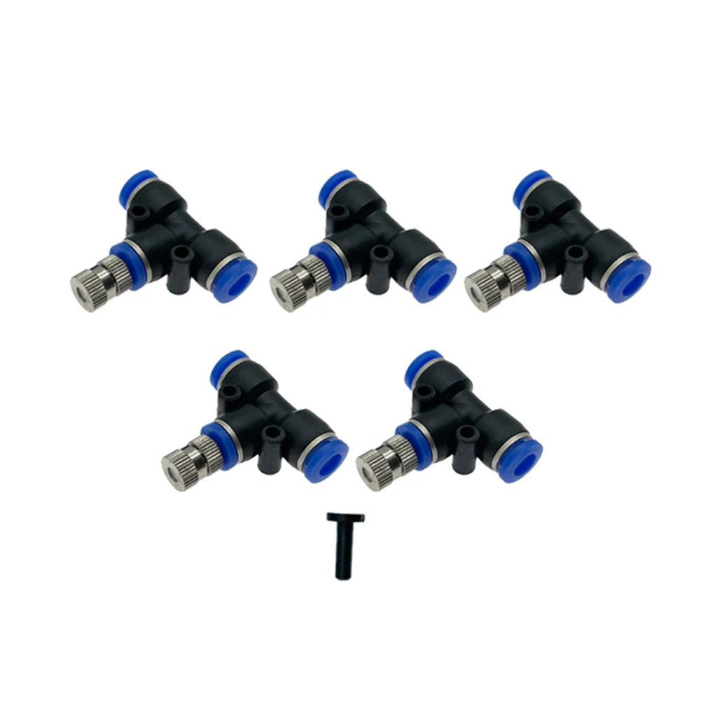 5pcs Atomizing Nozzle 6mm Low Pressure Misting Cooling System Nozzles Quick Connectors Humidify Watering Sprayer for Garden
5pcs Atomizing Nozzle 6mm Low Pressure Misting Cooling System Nozzles Quick Connectors Humidify Watering Sprayer for Garden