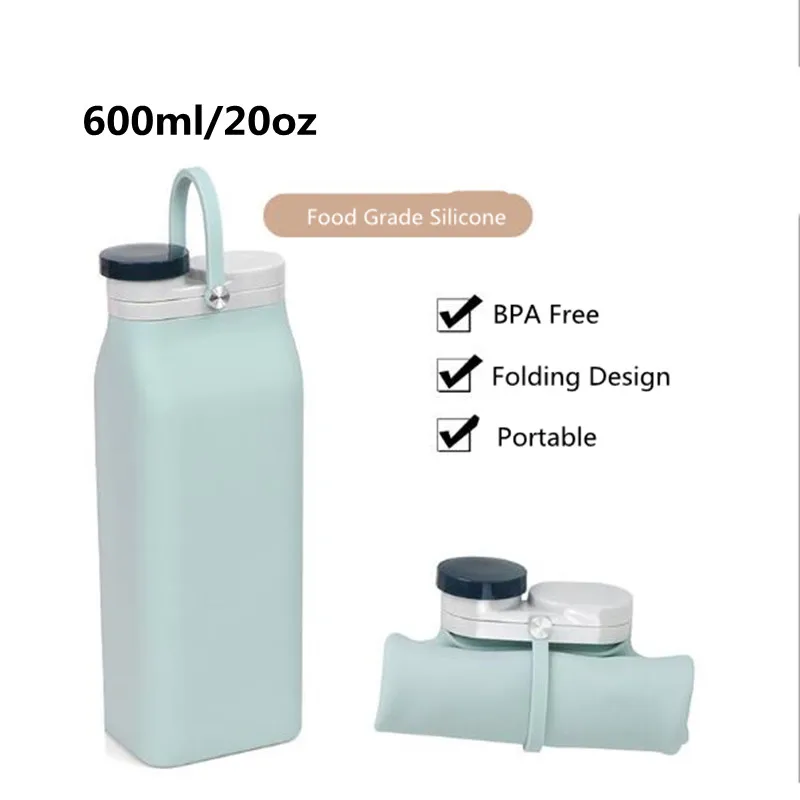 New 600Ml Portable Silicone Water Bottle Retractable Folding Kids Cute Drink Bottle Outdoor Travel Collapsible Water Bottle #sd
New 600Ml Portable Silicone Water Bottle Retractable Folding Kids Cute Drink Bottle Outdoor Travel Collapsible Water Bottle #sd