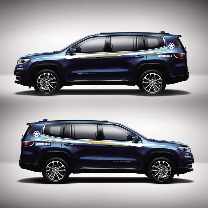 Exterior Side door Decal For JEEP Commander Renegade Compass Patriot Cherokee Grand Cherokee side stickers
Exterior Side door Decal For JEEP Commander Renegade Compass Patriot Cherokee Grand Cherokee side stickers