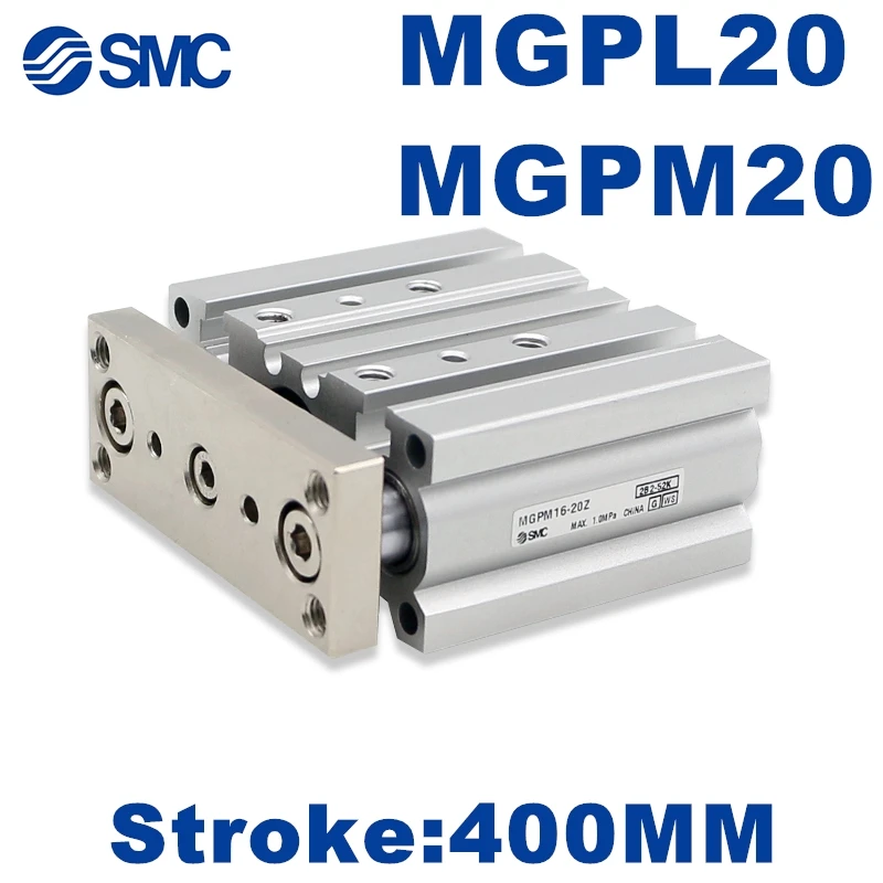 

MGPM MGPL New SMC MGPM20 MGPL20 MGPM20-400Z Compact Guide Cylinder MGPL20-400Z