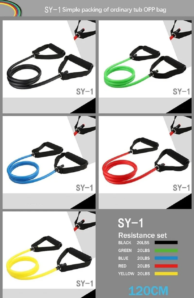 Pull up home workout training exercise resistance power bands tube cords with door anchor
Pull up home workout training exercise resistance power bands tube cords with door anchor