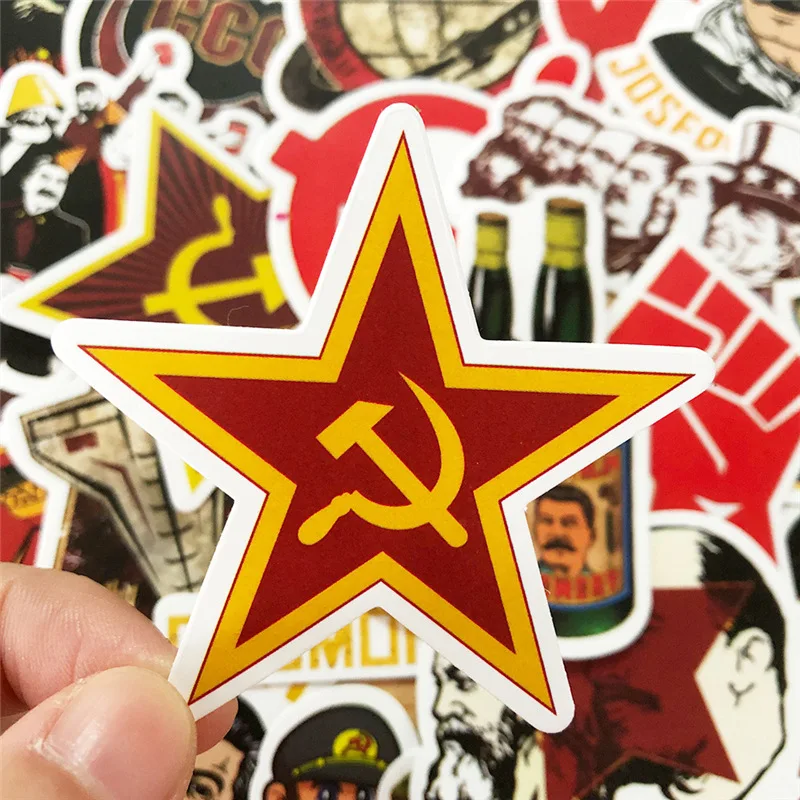 50 шт. смешанный Советский Союз Сталин СССР CCCP хет наклейки s водонепроницаемые