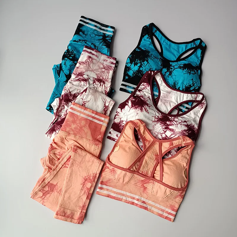 Women New Tie Dye Mix Colors Summer Seamless Yoga Set Fitness Suits GYM Clothing Yoga Bra+High Waist Leggings Workout Tracksuit
Women New Tie Dye Mix Colors Summer Seamless Yoga Set Fitness Suits GYM Clothing Yoga Bra+High Waist Leggings Workout Tracksuit