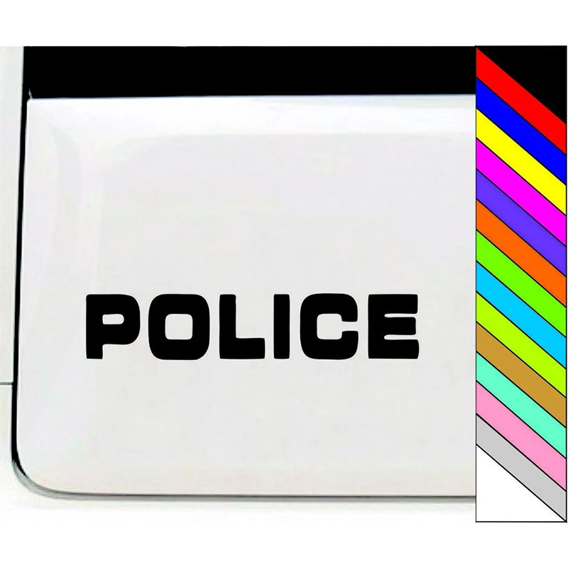 POLICE stickers Funny Window Vinyl Decal Sticker for toy Body Decor Waterproof 20x4cm
POLICE stickers Funny Window Vinyl Decal Sticker for toy Body Decor Waterproof 20x4cm