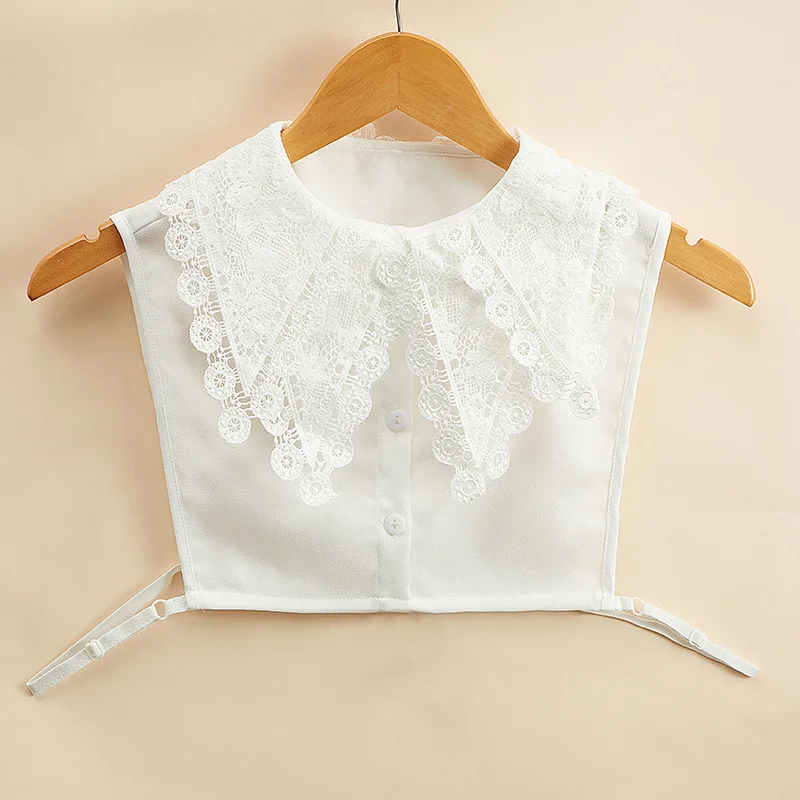 2021 Women Detachable Collars Lapel Choker Necklace Shirt Fake Collar Blouse Tops Half Shirt False Collars Female Faux Col Decor
2021 Women Detachable Collars Lapel Choker Necklace Shirt Fake Collar Blouse Tops Half Shirt False Collars Female Faux Col Decor