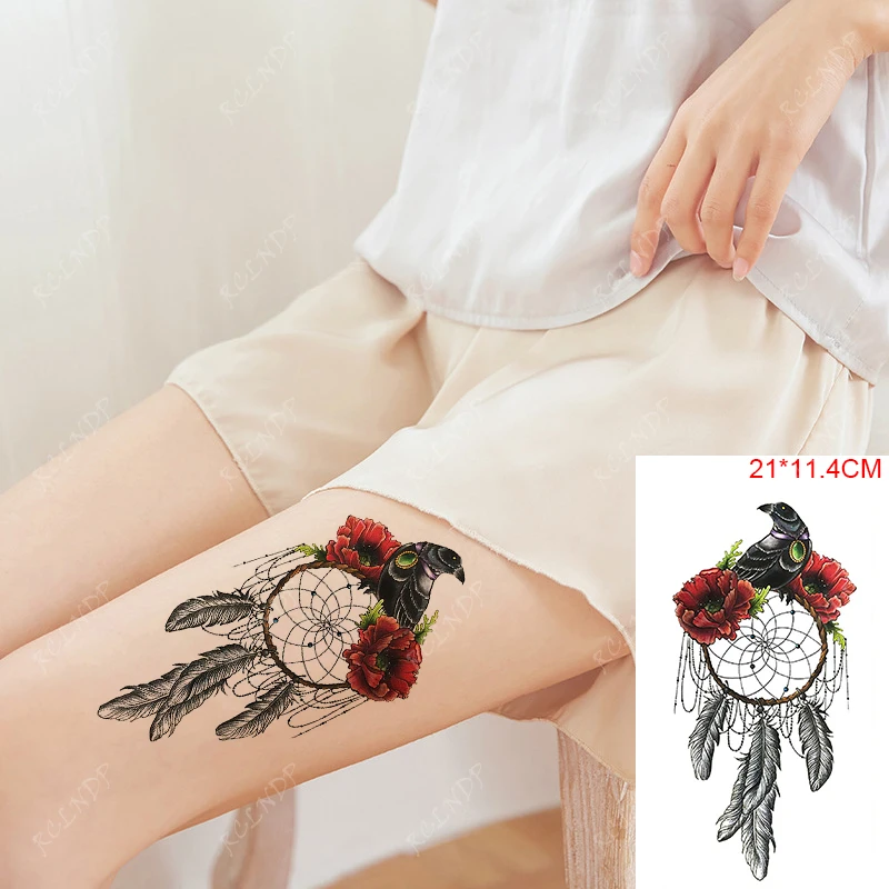Водостойкие временные тату-наклейки, птица, Ловец снов, перо, цветок, искусственная тату для боди-арта, флэш-тату, наклейки для женщин и мужчи...
Водостойкие временные тату-наклейки, птица, Ловец снов, перо, цветок, искусственная тату для боди-арта, флэш-тату, наклейки для женщин и мужчи...