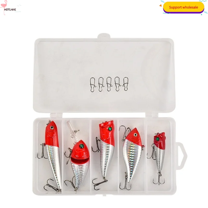 5pcs/lot Fishing Lure Minnow Bearking Easy Shiner Chatter Bait VIB 50/70/75/90mm 5/8.5/10/11g Artificial Bait Fishing Tackle Box
5pcs/lot Fishing Lure Minnow Bearking Easy Shiner Chatter Bait VIB 50/70/75/90mm 5/8.5/10/11g Artificial Bait Fishing Tackle Box