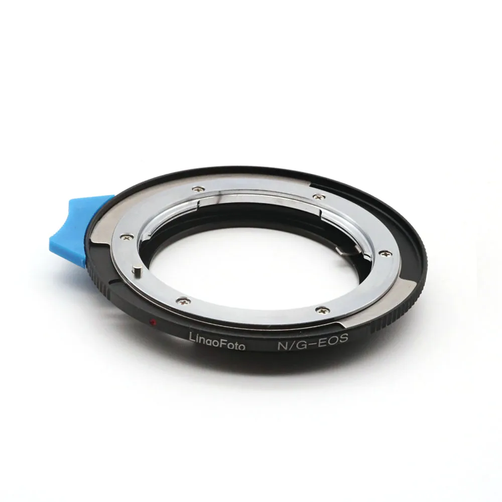 Переходное кольцо LingoFoto NIK(G)-EOS с кольцом диафрагмы для объективов Nikon F-Mount камер