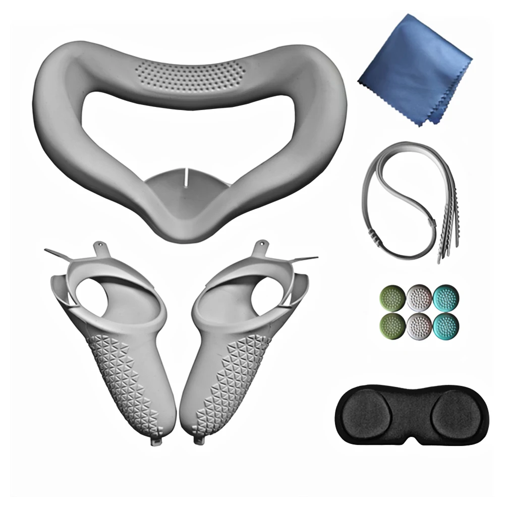 VR Protective Cover For Oculus Quest 2 VR Touch Controller Case With Knuckle Strap Handle Grip For Quest 2 Accessories Set New
VR Protective Cover For Oculus Quest 2 VR Touch Controller Case With Knuckle Strap Handle Grip For Quest 2 Accessories Set New