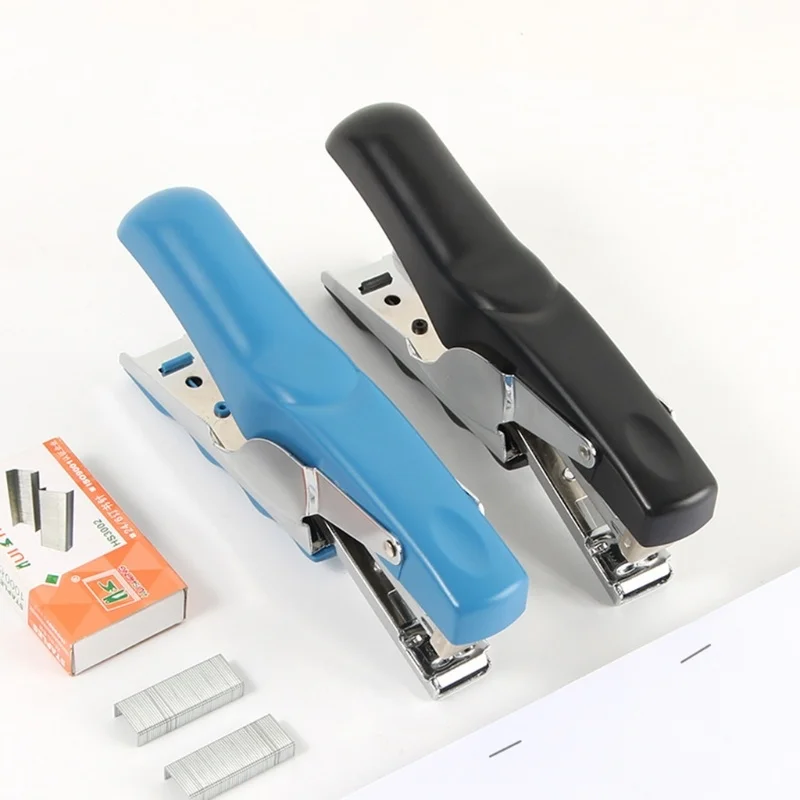 Metal Hand Held Stapler Desktop Manual Plier Stapler Labor-Saving Binding Machine School Office Supply Student Stationery
Metal Hand Held Stapler Desktop Manual Plier Stapler Labor-Saving Binding Machine School Office Supply Student Stationery