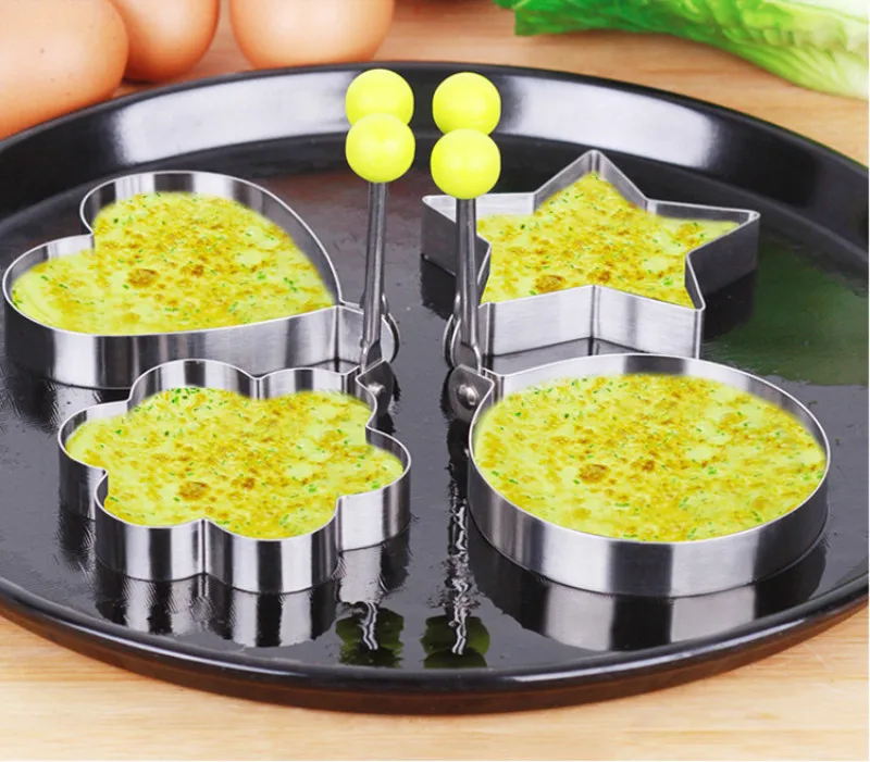 Egg Form Egg Ring Pancake Maker Stainless Mold For Fried Eggs Nonstick Stainless Steel Fried Eggs Molds Kitchen Tools Accessory
Egg Form Egg Ring Pancake Maker Stainless Mold For Fried Eggs Nonstick Stainless Steel Fried Eggs Molds Kitchen Tools Accessory