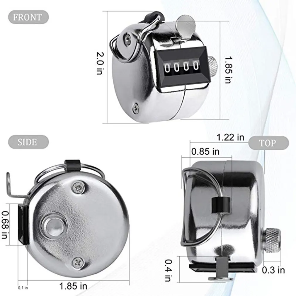 Hand-held Mechanical metal manual counter Cabin passenger flow counting device with ring manual counter
Hand-held Mechanical metal manual counter Cabin passenger flow counting device with ring manual counter