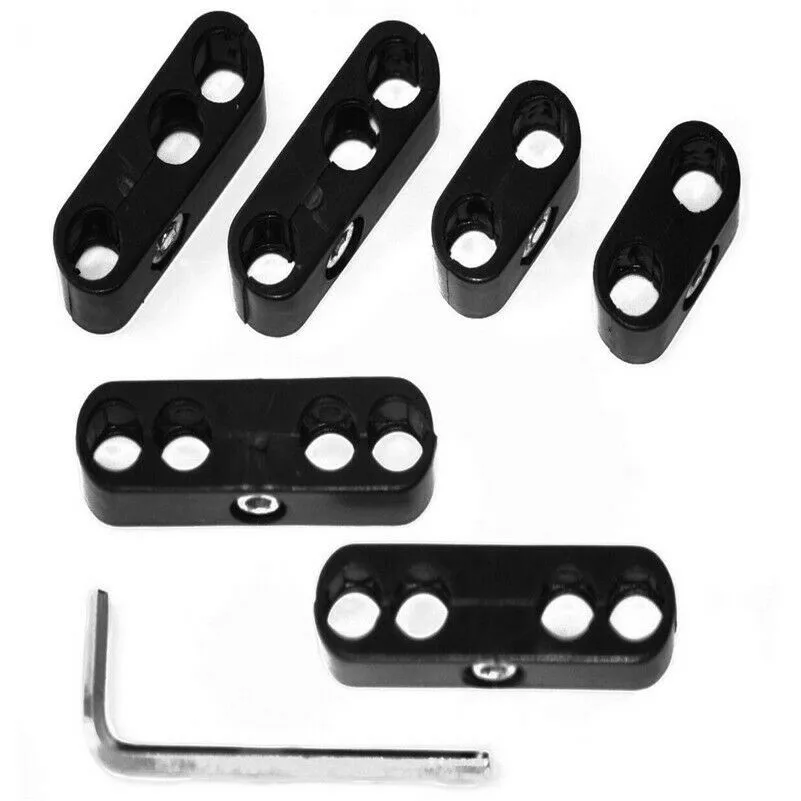 6Pcs Black Plastic Spark Plug Wire Separators Dividers Looms Clamp For 7mm 8mm Ignition Lead Hole Separators
6Pcs Black Plastic Spark Plug Wire Separators Dividers Looms Clamp For 7mm 8mm Ignition Lead Hole Separators