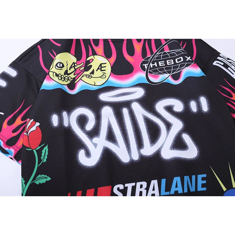 Men's T-shirt And Shorts Sets Hip-hop Funny Colorful Letter Print Streetwear Cartoon Oversized T-shirts
Men's T-shirt And Shorts Sets Hip-hop Funny Colorful Letter Print Streetwear Cartoon Oversized T-shirts