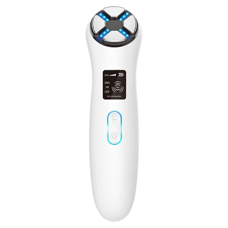 EMS Face Massager Mesotherapy Electroporation LED Therapy Sonic Vibration Wrinkle Removal Skin Tightening Skin Care
EMS Face Massager Mesotherapy Electroporation LED Therapy Sonic Vibration Wrinkle Removal Skin Tightening Skin Care