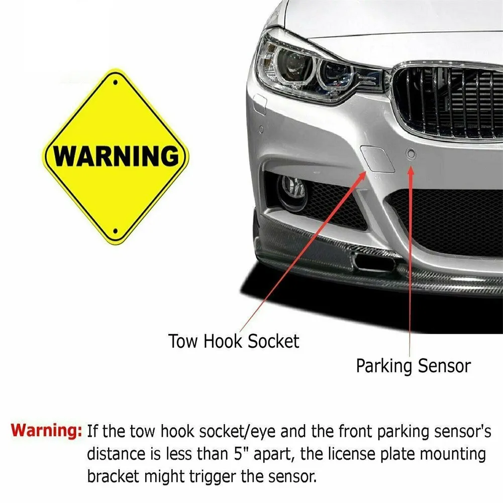 Car Front Bumper Tow Hook License Plate Mounting Bracket For 1 3 5 Series X5 X6 License Plate Mounting Plate
Car Front Bumper Tow Hook License Plate Mounting Bracket For 1 3 5 Series X5 X6 License Plate Mounting Plate