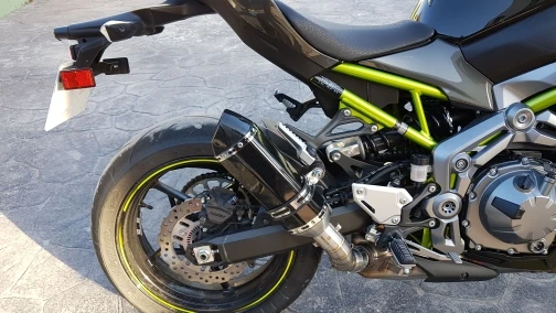 Z900 для Kawasaki 2017 2018 2019 Z 900 A2 выхлопной глушитель мотоцикла без шнуровки Средний