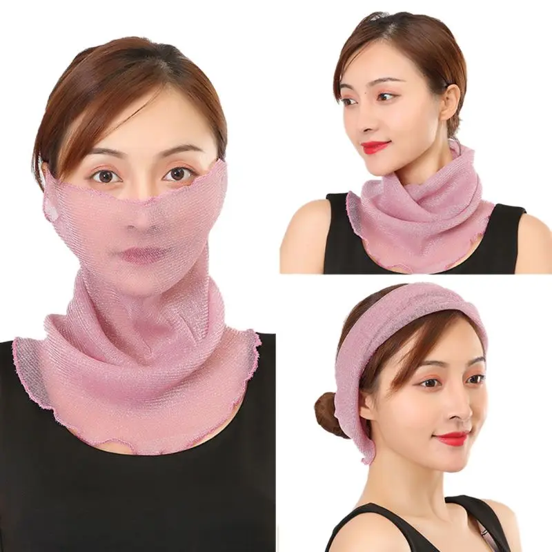 Beautiful Women Neck Gaiter Face Mask Shimmer Mesh Floral Sunscreen Earloop Scarf Headband
Beautiful Women Neck Gaiter Face Mask Shimmer Mesh Floral Sunscreen Earloop Scarf Headband