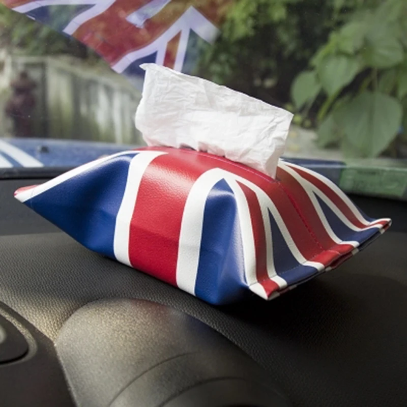 PU Car Tissue Holder England Flag Dashboard Napkin Box Storage Union Jack for BMW MINI Countryman R52 R53 R55 R56 R60 F55 F56
PU Car Tissue Holder England Flag Dashboard Napkin Box Storage Union Jack for BMW MINI Countryman R52 R53 R55 R56 R60 F55 F56
