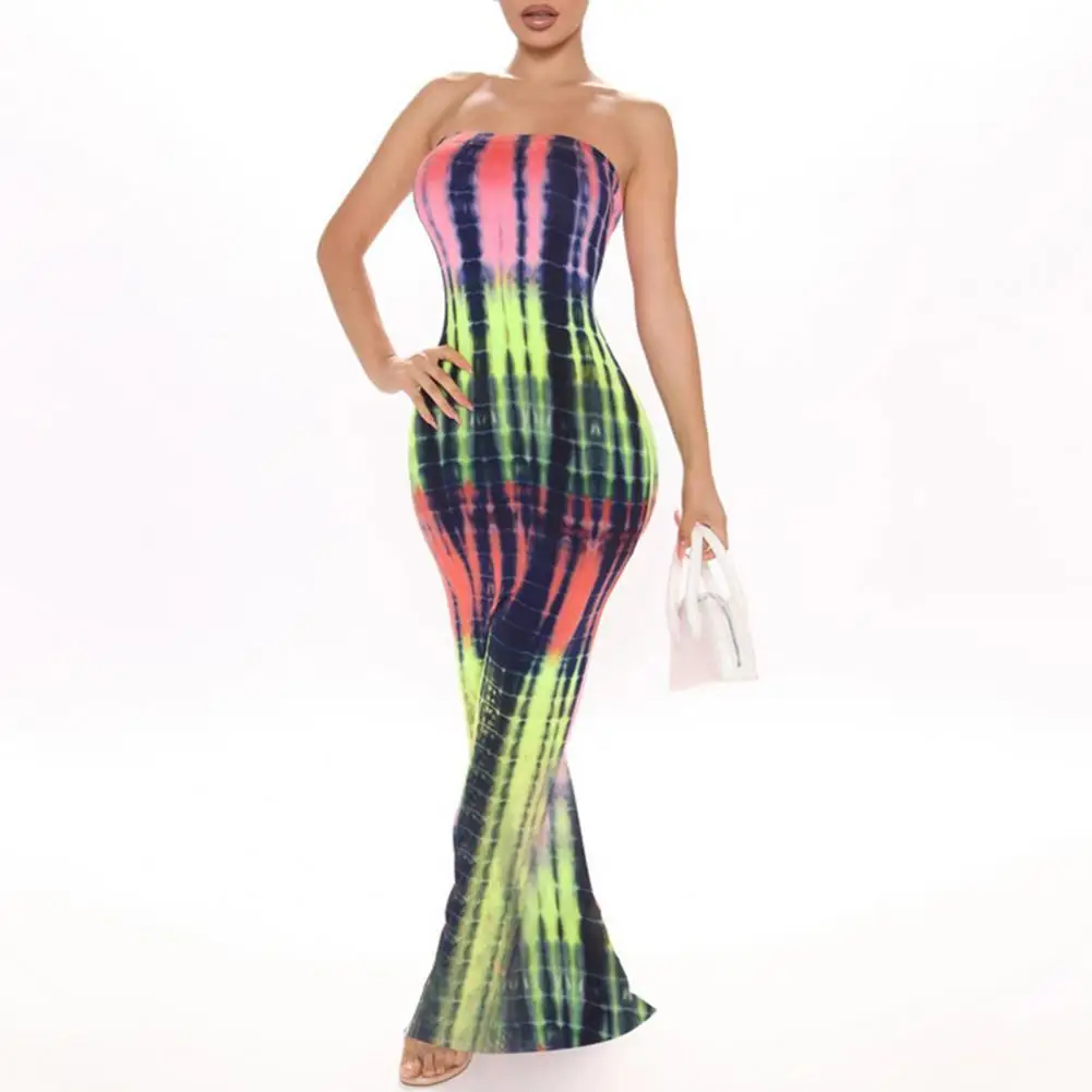 New Fashion Women Strapless Tube Top Dress Summer Sexy Backless Stripe Slims Fit Mermaid Dresses Beach Party
New Fashion Women Strapless Tube Top Dress Summer Sexy Backless Stripe Slims Fit Mermaid Dresses Beach Party