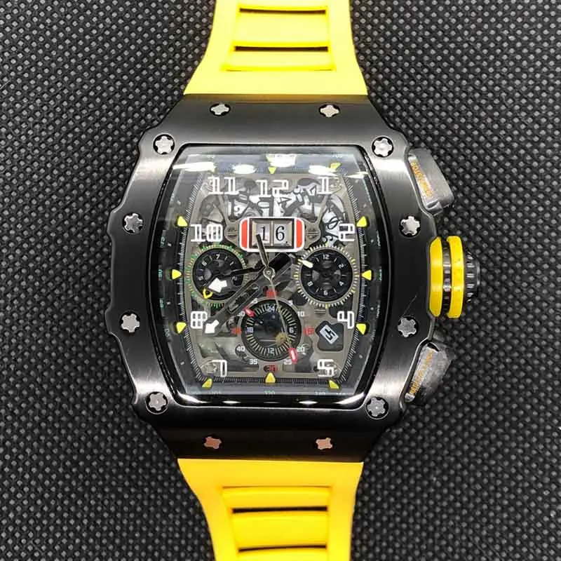 Luxury Automatic Mechanical Watch Men High Quality Multi-function Stainless steel Watches Transparent Hollow Back Shell
Luxury Automatic Mechanical Watch Men High Quality Multi-function Stainless steel Watches Transparent Hollow Back Shell