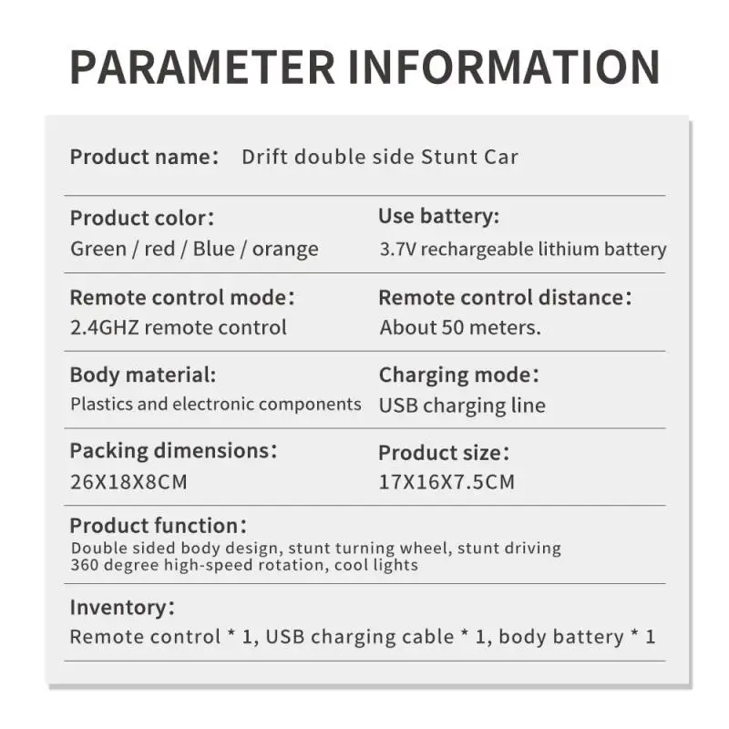 Dropshipping RC Toys Car 360 Degree Flip Double Sided Deformation Drift Car Rock Crawler Kid Child Robot Remote Control Car Toys
Dropshipping RC Toys Car 360 Degree Flip Double Sided Deformation Drift Car Rock Crawler Kid Child Robot Remote Control Car Toys