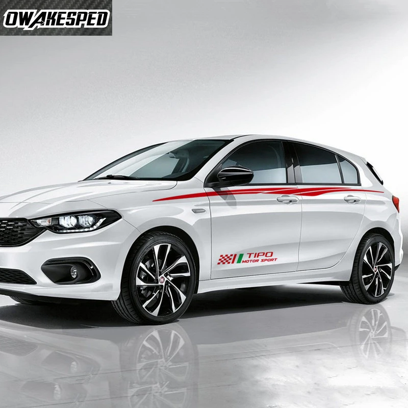 Спортивные гоночные полосы автомобильные линии талии наклейка для Fiat TIPO хэтчбек седан двусторонние автомобильные двери кузов Декор винило...
Спортивные гоночные полосы автомобильные линии талии наклейка для Fiat TIPO хэтчбек седан двусторонние автомобильные двери кузов Декор винило...