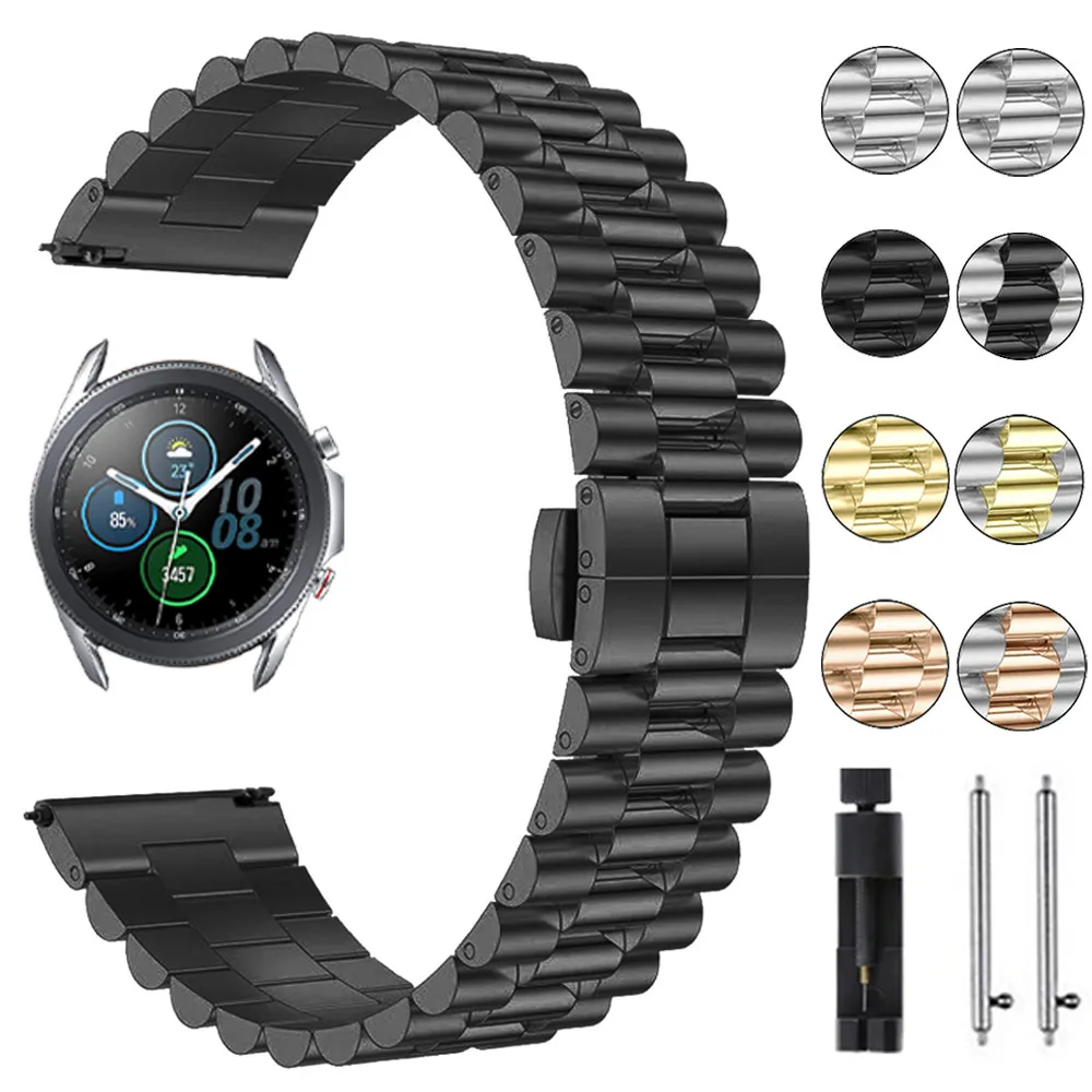 20mm 22mm Metal Strap for Samsung Galaxy Watch 4 3 41mm 45mm Band Bracelet S3 42mm 46mm Active 2 Gear Stainless steel Wristbands
20mm 22mm Metal Strap for Samsung Galaxy Watch 4 3 41mm 45mm Band Bracelet S3 42mm 46mm Active 2 Gear Stainless steel Wristbands