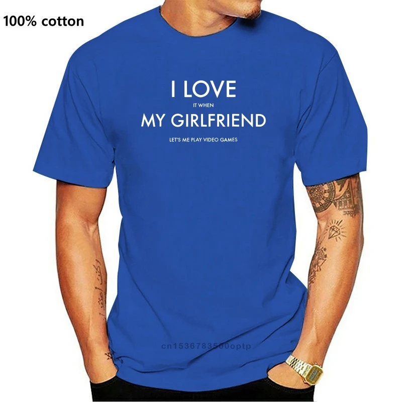 New Mens I Love My Girlfriend Video Games Valentines Day T-Shirt 2021 2021 Fashion Hot Summer T Shirt Brand Printing T Shirts
New Mens I Love My Girlfriend Video Games Valentines Day T-Shirt 2021 2021 Fashion Hot Summer T Shirt Brand Printing T Shirts