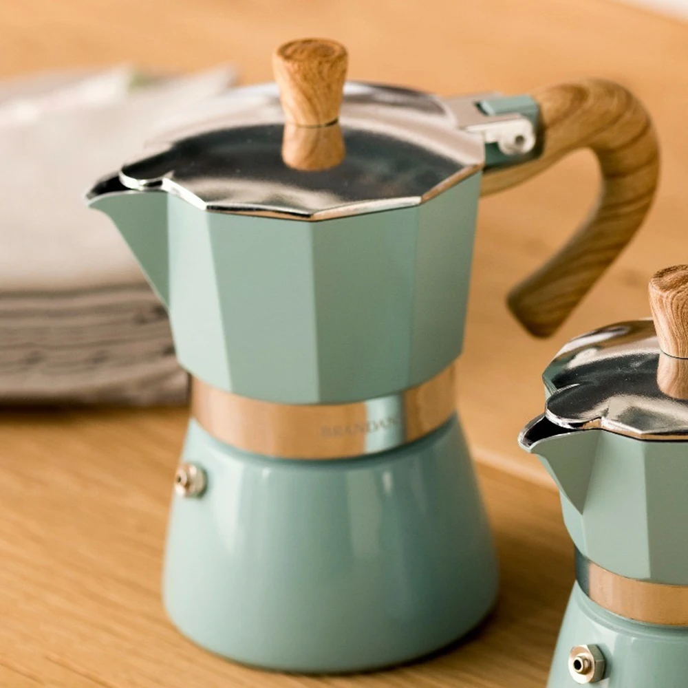 150ml/300ml Coffee Moka Pots Aluminum Cafe Espresso Coffee Maker Kitchen Percolator Espresso Percolators Moka Coffee Pots
150ml/300ml Coffee Moka Pots Aluminum Cafe Espresso Coffee Maker Kitchen Percolator Espresso Percolators Moka Coffee Pots