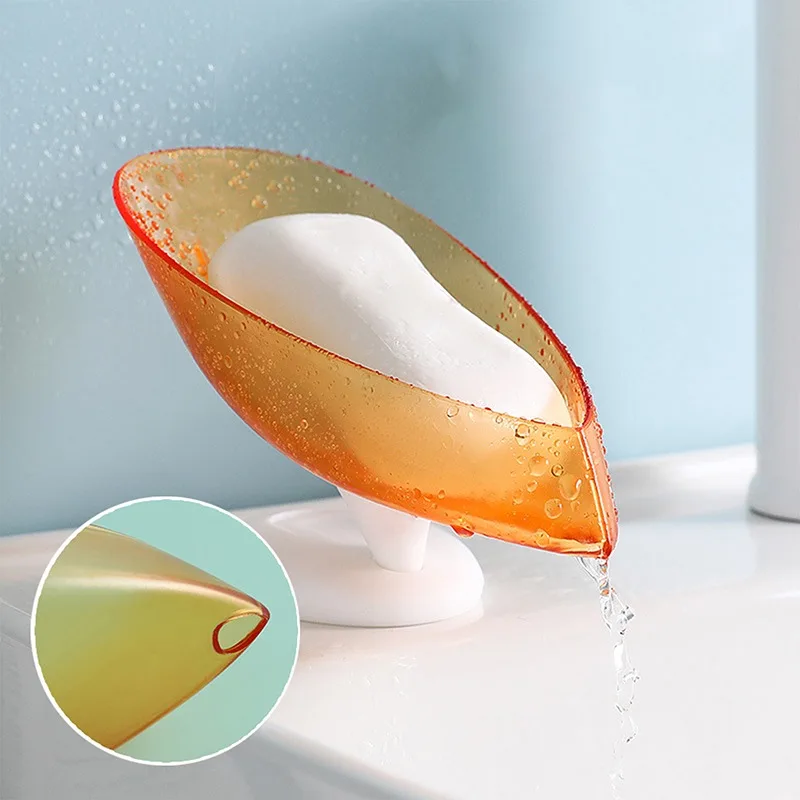 Leaf Shape Soap Dish For Bathroom Punch-free Drain Soap Holder Toilet Laundry Soap container Bathroom Gadget Kitchen Accessories 
Leaf Shape Soap Dish For Bathroom Punch-free Drain Soap Holder Toilet Laundry Soap container Bathroom Gadget Kitchen Accessories