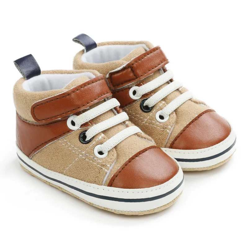 Baby Boy Lace-up Mixed Colors PU Shoes Soft Sole Canvas Toddler First Walkers Shoes 0-18 Months Prewalkers
Baby Boy Lace-up Mixed Colors PU Shoes Soft Sole Canvas Toddler First Walkers Shoes 0-18 Months Prewalkers
