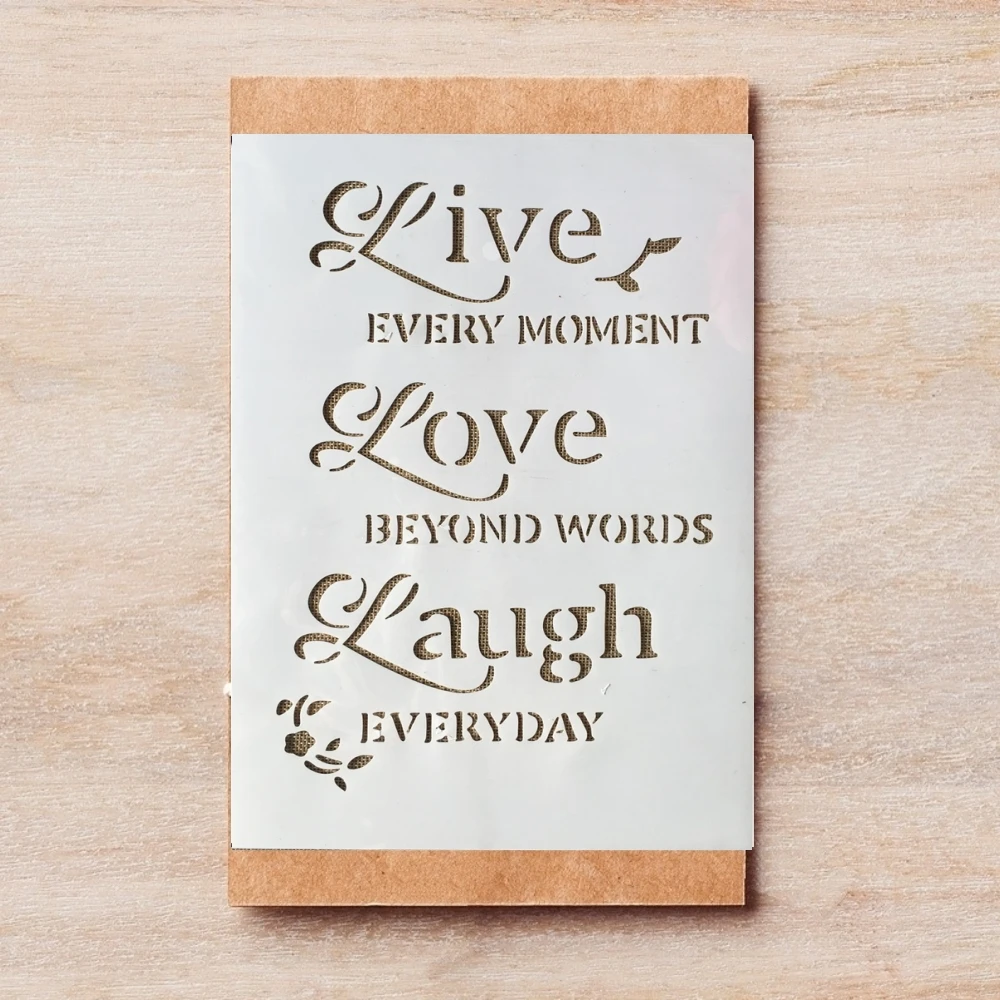 29*21cm A4 Love Words DIY Layering Stencils Wall Painting Scrapbook Coloring Embossing Album Decorative Template
29*21cm A4 Love Words DIY Layering Stencils Wall Painting Scrapbook Coloring Embossing Album Decorative Template