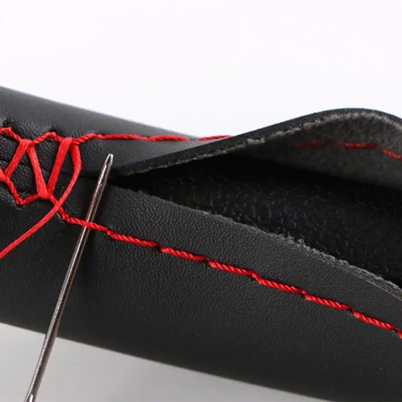 37cm/38CM Car Steering Wheel Braid Cover Needles And Genuine Leather Diameter Suite 3 Color DIY Texture Soft Auto Accessories
37cm/38CM Car Steering Wheel Braid Cover Needles And Genuine Leather Diameter Suite 3 Color DIY Texture Soft Auto Accessories