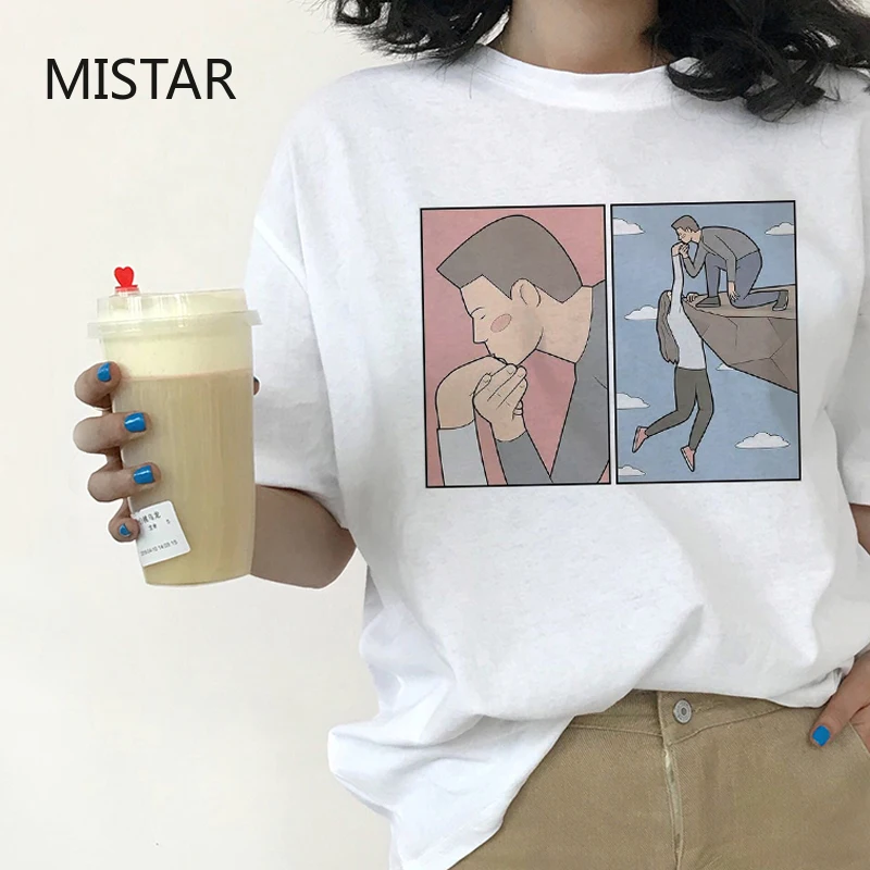 Summer Graphic tees women fun white tops cute cartoon t shirt short sleeve print Harajuku Vintage T-shirt fashion clothing
Summer Graphic tees women fun white tops cute cartoon t shirt short sleeve print Harajuku Vintage T-shirt fashion clothing
