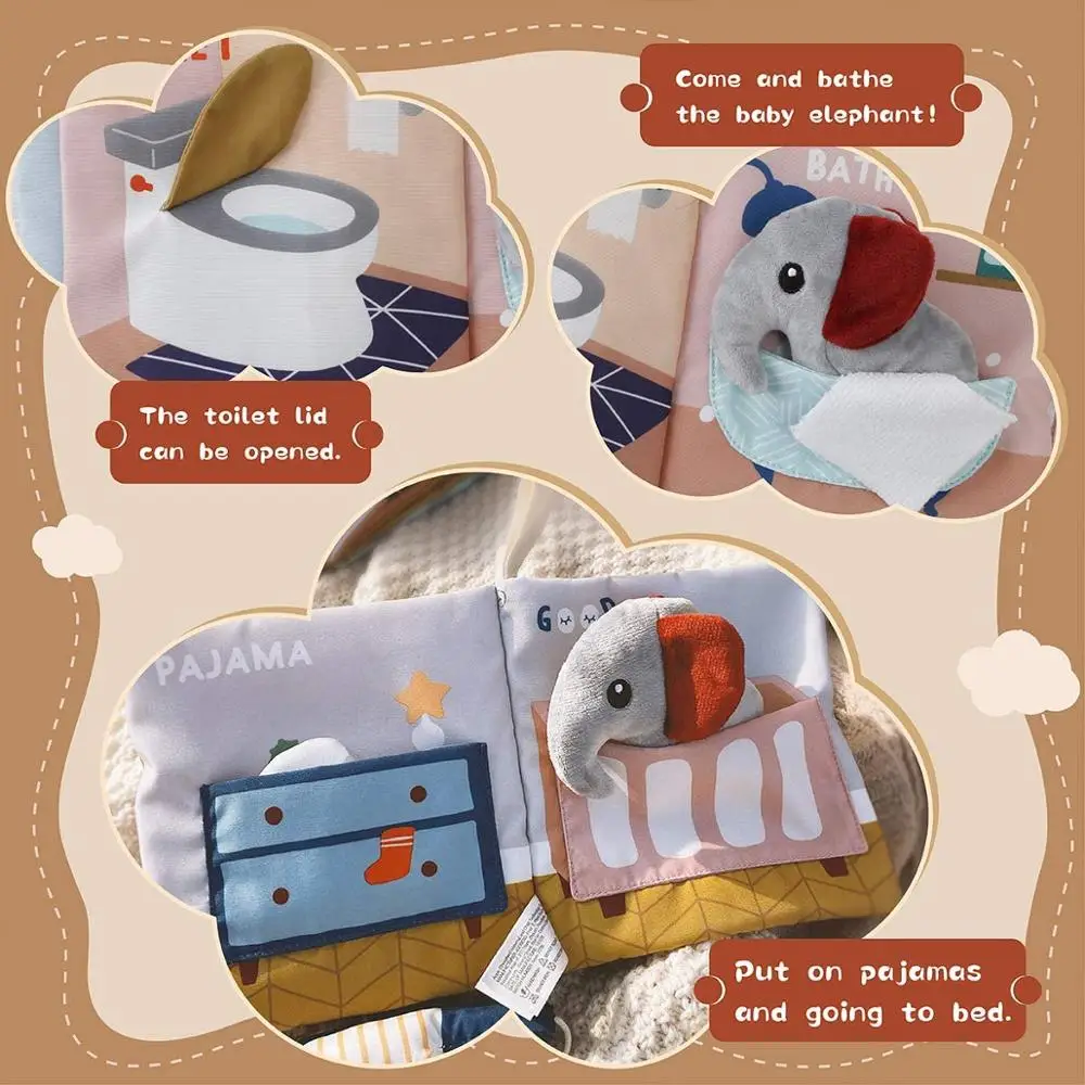 Newborn Baby Book Toddler Early Education Soft 3D Quiet Toys Infant Intelligence Development Kids Active 6 Months 0-12 Months
Newborn Baby Book Toddler Early Education Soft 3D Quiet Toys Infant Intelligence Development Kids Active 6 Months 0-12 Months