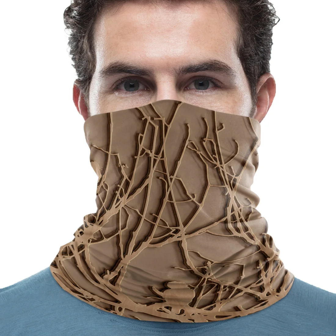 Рельефные ветви искусства ретро шеи Gaiter волшебный шарф мужские дамы