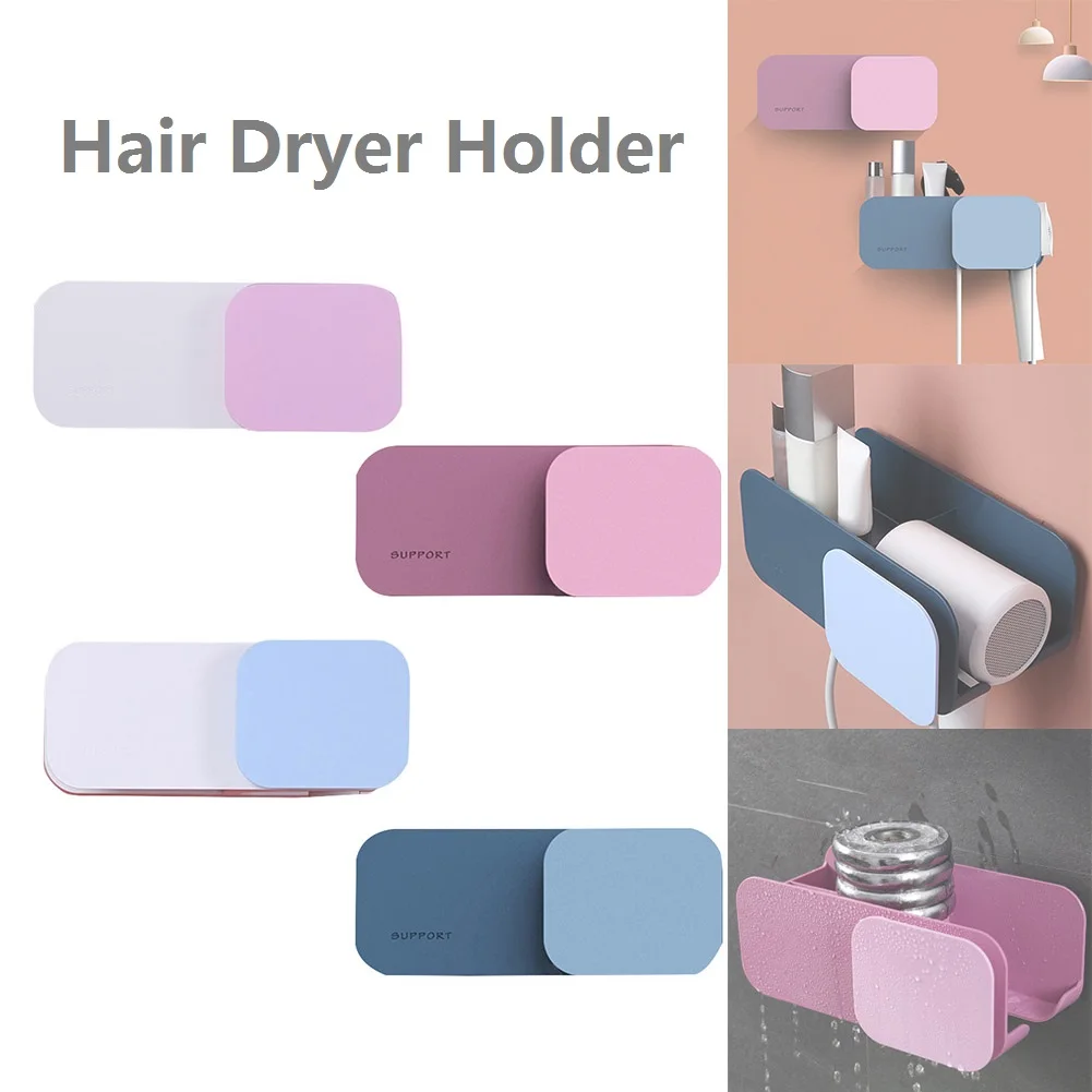 Hair Dryer Rack Punch Free Bathroom Organizer Soap Shelf Wall Mounted Hair Dryer Hanging Holder
Hair Dryer Rack Punch Free Bathroom Organizer Soap Shelf Wall Mounted Hair Dryer Hanging Holder