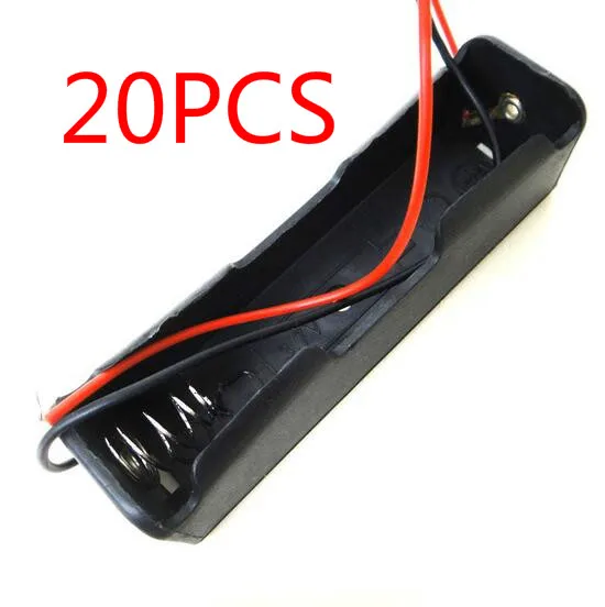20 Pcs Small Box Plastic Shell Battery 1x18650 3.7V Case Holder Case Storage Clip Black With Wire
20 Pcs Small Box Plastic Shell Battery 1x18650 3.7V Case Holder Case Storage Clip Black With Wire