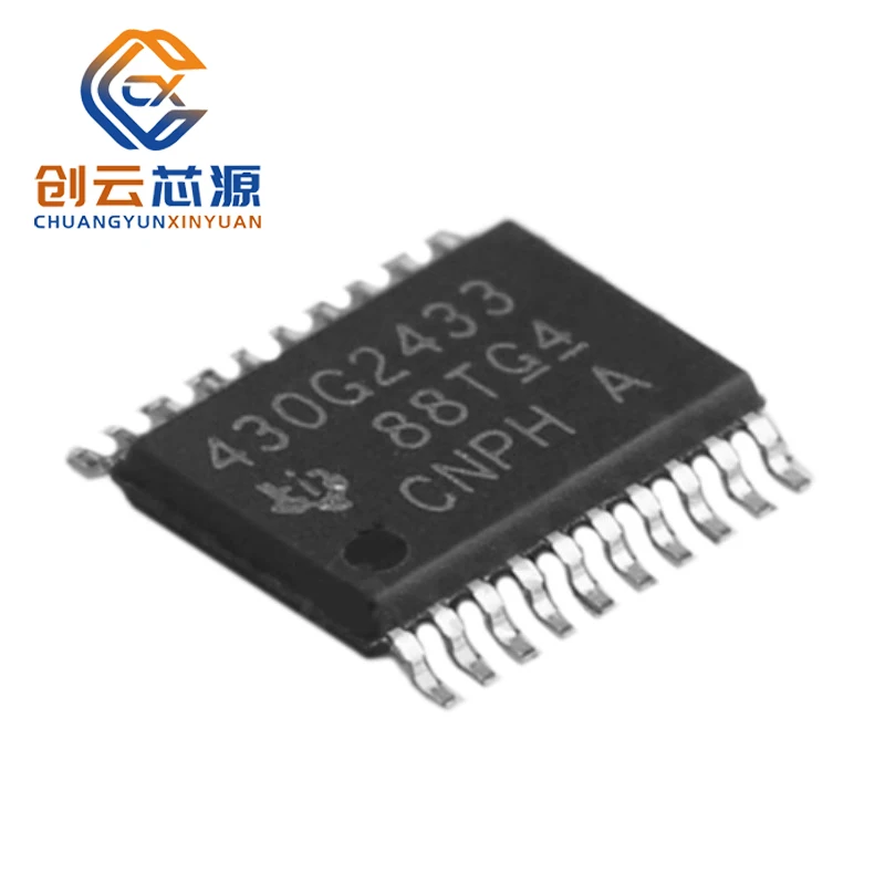 1Pcs New Original MSP430G2433IPW20R TSSOP-20 Arduino Nano Integrated Circuits Operational Amplifier Single Chip Microcomputer 
1Pcs New Original MSP430G2433IPW20R TSSOP-20 Arduino Nano Integrated Circuits Operational Amplifier Single Chip Microcomputer