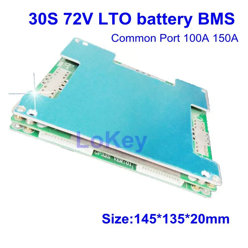 LTO BMS 30S 72V 100A 150A 2.4V lithium titanate battery PCM protection board for 72V LTO battery pack
LTO BMS 30S 72V 100A 150A 2.4V lithium titanate battery PCM protection board for 72V LTO battery pack