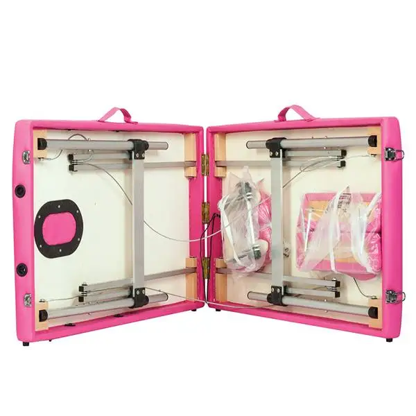 Health & Beauty Health Care 2 Sections Folding Portable Aluminum Alloy Foot Beauty Massage Table Beutiful Bed 60CM Wide Pink 
Health & Beauty Health Care 2 Sections Folding Portable Aluminum Alloy Foot Beauty Massage Table Beutiful Bed 60CM Wide Pink