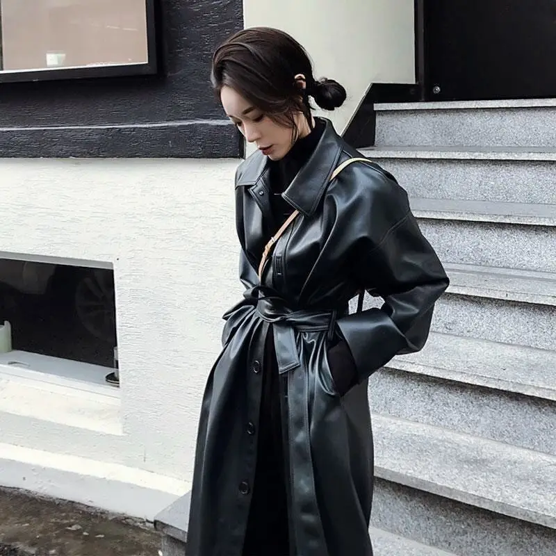 Jacket New Lapel Long Sleeve Women Coat 2021 Coats Spring Loose Casual Overcoat Belt Buttons Korean Style Fashion Temperament B
Jacket New Lapel Long Sleeve Women Coat 2021 Coats Spring Loose Casual Overcoat Belt Buttons Korean Style Fashion Temperament B