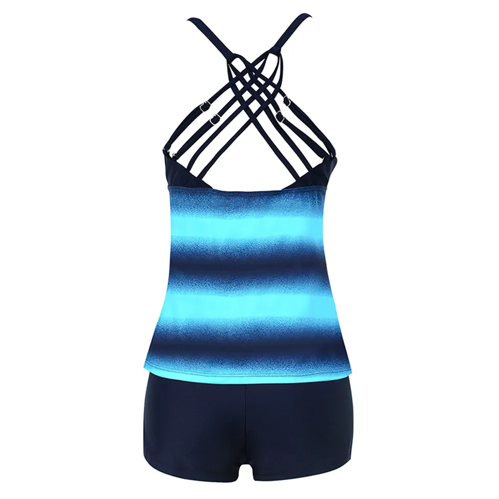 Bikinis mujer Women Plus Size Gradient Tankini Bikini Swimwear Swimsuit Bathing Suit maillot de bain femme 2021 Hot
Bikinis mujer Women Plus Size Gradient Tankini Bikini Swimwear Swimsuit Bathing Suit maillot de bain femme 2021 Hot